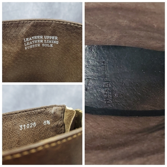 J. Crew Women's size 8.5 Boho Cowboy Western boots engineer brown leather rugged - Picture 12 of 15